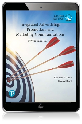 Book cover for Integrated Advertising, Promotion, and Marketing Communications, Global Edition