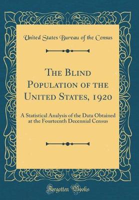 Book cover for The Blind Population of the United States, 1920