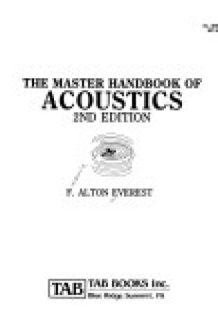 Cover of Master Handbook of Acoustics H/C