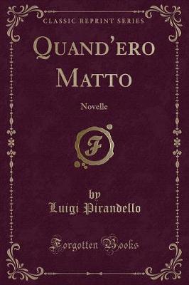 Book cover for Quand'ero Matto