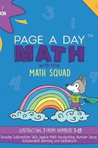 Cover of Page a Day Math Subtraction Book 8