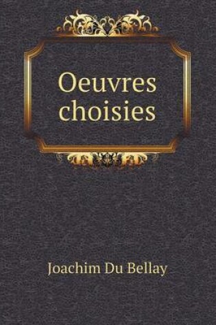 Cover of Oeuvres choisies