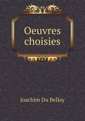Book cover for Oeuvres choisies