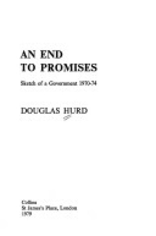 Cover of End to Promises