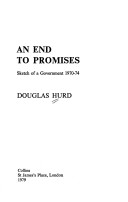 Book cover for End to Promises