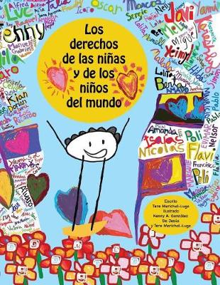 Book cover for Los derechos de las ninas y los ninos del mundo