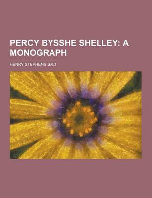 Book cover for Percy Bysshe Shelley