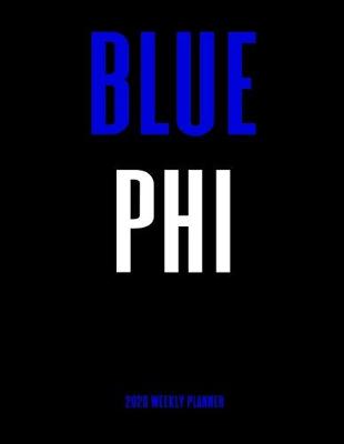 Book cover for Blue Phi 2020 Weekly Planner