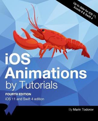 Book cover for IOS Animations by Tutorials Fourth Edition