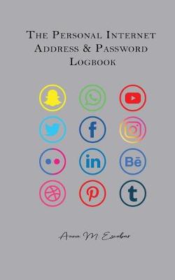 Book cover for The Personal Internet Address & Password Logbook