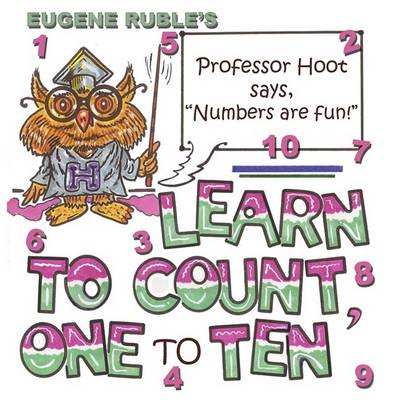 Book cover for Counting 1 to 10 with Professor Hoot