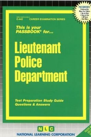 Cover of Lieutenant Police Department