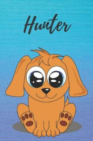 Cover of Hunter dog coloring book / notebook / journal / diary