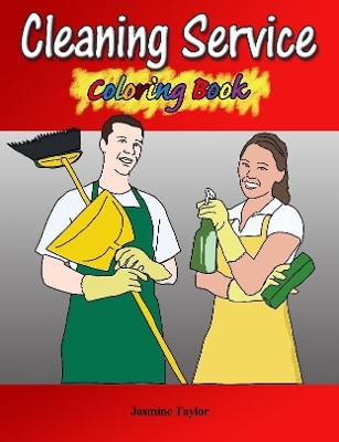 Book cover for Cleaning Service Coloring Book