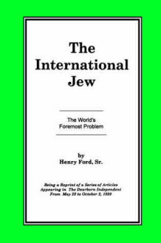 Cover of The International Jew Vol I