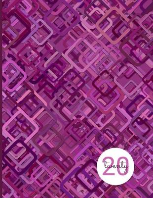 Cover of 2020 Weekly Planner - Dot Grid - Purple Squares