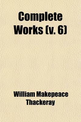 Book cover for Complete Works (Volume 6)