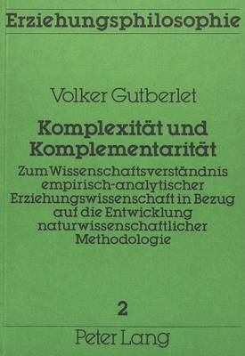 Cover of Komplexitaet Und Komplementaritaet