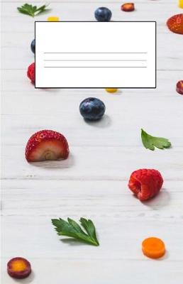 Book cover for Fruits Dot Grid Book - Eat The Rainbow