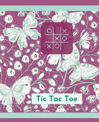 Book cover for Tic Tac ToeGame pages Spring cover by Raz McOvoo