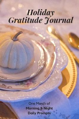 Book cover for Holiday Gratitude Journal