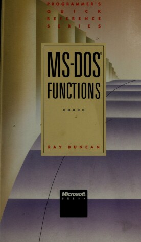 Book cover for M. S.-DOS Functions