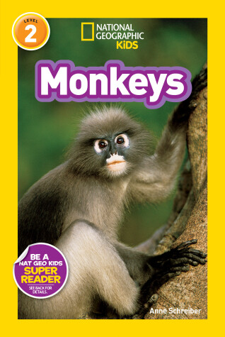 Book cover for National Geographic Readers: Monkeys