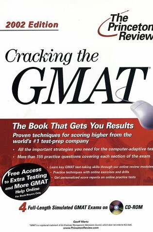 Cover of Cracking Gmat w/ CDROM
