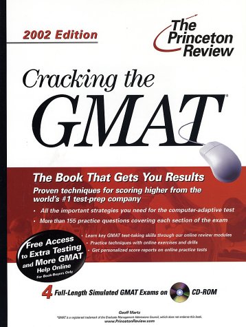 Book cover for Cracking Gmat w/ CDROM