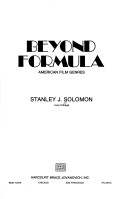 Book cover for Beyond Formula