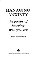 Book cover for Managing Anxiety