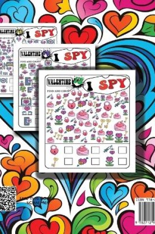 Cover of I spy valentine's day book for kids