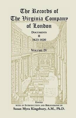 Book cover for The Records of the Virginia Company of London Documents, II, 1623-1626