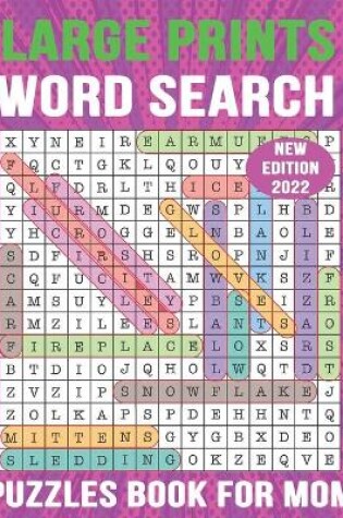 Cover of Large Print Word Search Puzzle Book for Mom