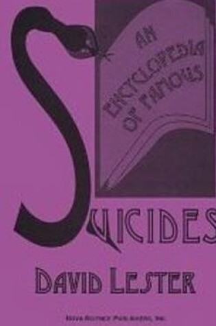 Cover of Encyclopedia of Famous Suicides