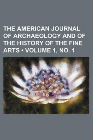 Cover of The American Journal of Archaeology and of the History of the Fine Arts