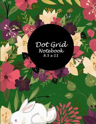 Book cover for Dot Grid Notebook 8.5 x 11