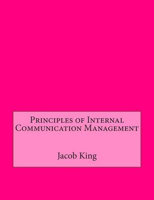 Book cover for Principles of Internal Communication Management