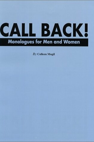 Cover of Call Back!