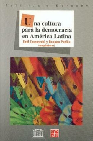 Cover of Una Cultura Para La Democracia En America Latina