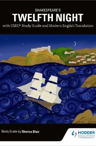 Cover of Shakespeare's Twelfth Night with CSEC Study Guide and Modern English Translation