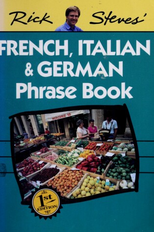 Cover of Rick Steves' French, Italian, and German Phrase Book