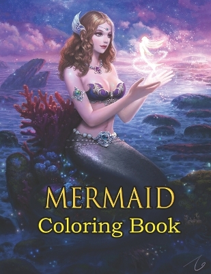 Book cover for MERMAID Coloring Book