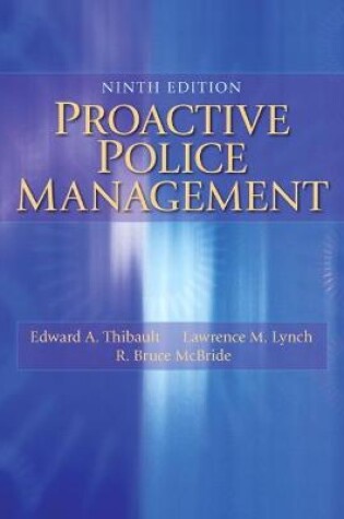 Cover of Proactive Police Management