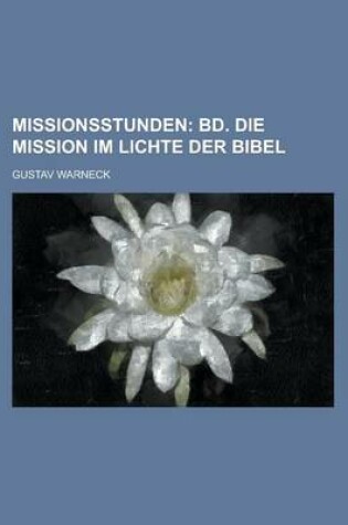 Cover of Missionsstunden