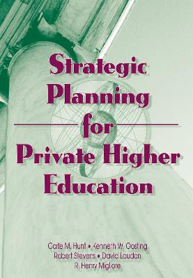 Book cover for Strategic Planning for Private Higher Education