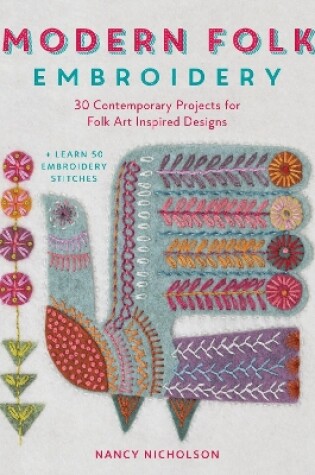 Cover of Modern Folk Embroidery