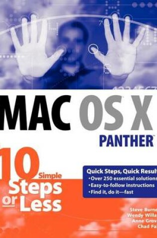 Cover of Mac OS X Panther in 10 Simple Steps or Less