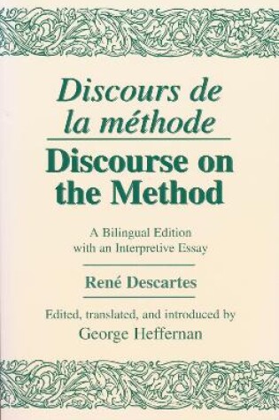 Cover of Discours de La Methode/Discourse on the Method