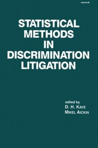 Cover of Statistical Methods in Discrimination Litigation